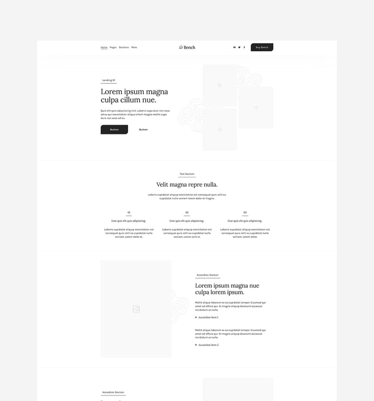 Bench Template