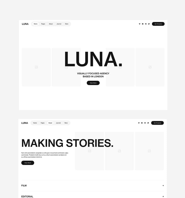 Luna Template