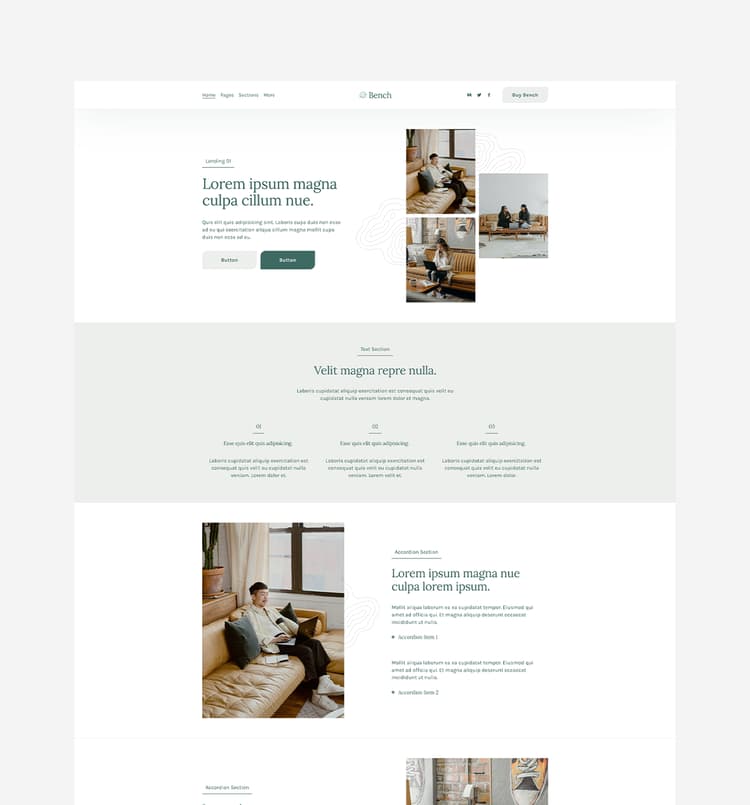 Bench Template