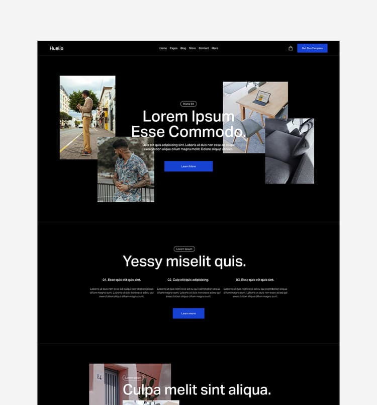 Huello Template